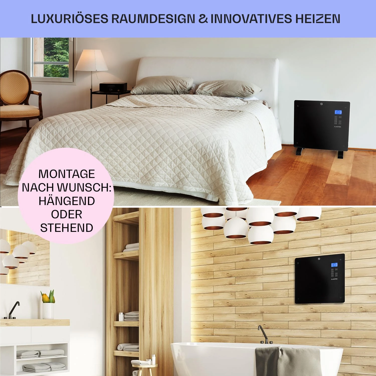 Norderney Konvektions-Heizgerät Thermostat Timer 1000W 20m² 7 Norderney Konvektions-Heizgerät Thermostat Timer 1000W 20m² – Bild 7