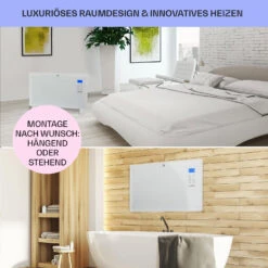 Norderney Konvektions-Heizgerät Thermostat Timer 2000W 30m² Weiß -Haushaltsgeräte Geschäft 10032790 de 0007 usp