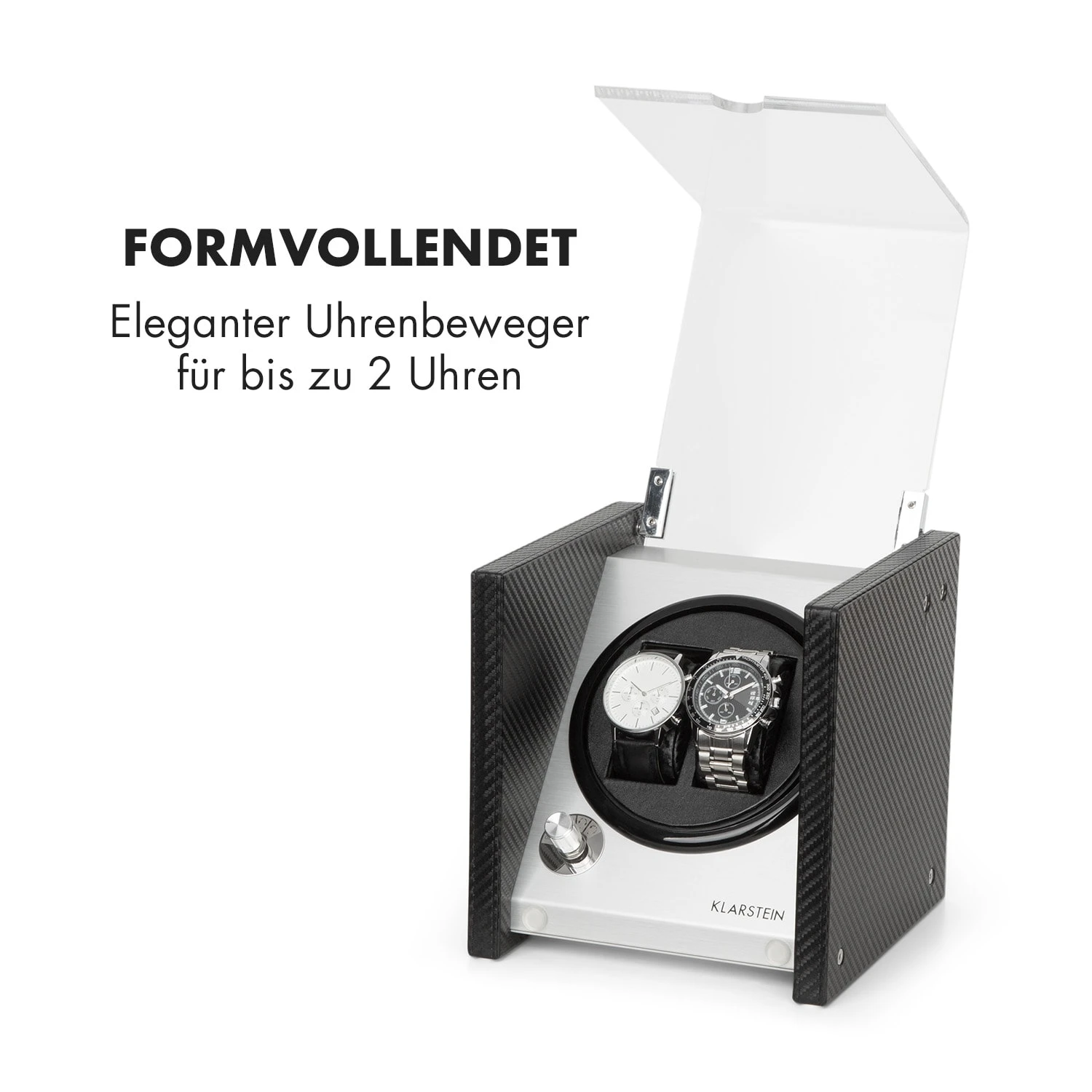 Tokyo 2 Uhrenbeweger, 2 Uhren, 3 Geschwindigkeiten, 4 Modi, Schwarz 3 Tokyo 2 Uhrenbeweger, 2 Uhren, 3 Geschwindigkeiten, 4 Modi, Schwarz – Bild 3