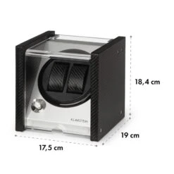 Tokyo 2 Uhrenbeweger, 2 Uhren, 3 Geschwindigkeiten, 4 Modi, Schwarz 15 Tokyo 2 Uhrenbeweger, 2 Uhren, 3 Geschwindigkeiten, 4 Modi, Schwarz -Haushaltsgeräte Geschäft 10032799 yy 0008 logo Klarstein Tokyo 2 Uhrenbeweger 2 Uhren schwarz