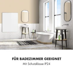 Wonderwall Smart Infrarotheizung 100x120cm App 1200W Wochentimer IP24 -Haushaltsgeräte Geschäft 10032804 de 0006 logo