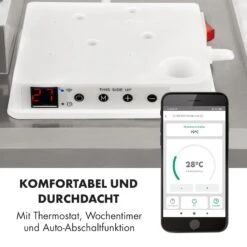 Wonderwall Smart Infrarotheizung 100x120cm App 1200W Wochentimer IP24 -Haushaltsgeräte Geschäft 10032804 de 0008 logo