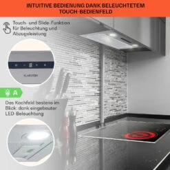 Paolo Dunstabzugshaube Einbau 52,5 Cm EEK: A 593 M³/h LED Touch -Haushaltsgeräte Geschäft 10032841 de 0004 usp