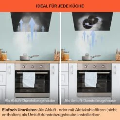 Paolo Dunstabzugshaube Einbau 52,5 Cm EEK: A 593 M³/h LED Touch -Haushaltsgeräte Geschäft 10032841 de 0007 usp