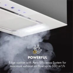 Hektor Dunstabzugshaube Einbau 52cm Abluft: 530 M³/h LED Touch Glas 12 Hektor Dunstabzugshaube Einbau 52cm Abluft: 530 M³/h LED Touch Glas -Haushaltsgeräte Geschäft 10032862 uk 0003 logo Klarstein Hektor Dunstabzugshaube Einbau weiss