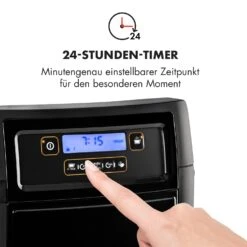 Aromatica II Set Kaffeemaschine, Mahlwerk, 1,25 L, Schwarz -Haushaltsgeräte Geschäft 10032874 de 0005 logo