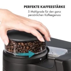 Aromatica II Set Kaffeemaschine, Mahlwerk, 1,25 L, Schwarz -Haushaltsgeräte Geschäft 10032874 de 0006 logo