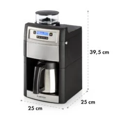 Aromatica II Thermo Kaffeemaschine, Mahlwerk, 1,25 L, Silber 21 Aromatica II Thermo Kaffeemaschine, Mahlwerk, 1,25 L, Silber -Haushaltsgeräte Geschäft 10032875 yy 0011 logo Klarstein Aromatica II Thermo Kaffeemaschine silber