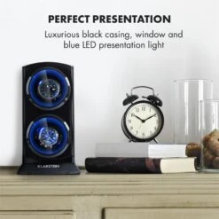 St. Gallen Premium Uhrenbeweger 2 Uhren 4 Geschwindigkeiten 12 St. Gallen Premium Uhrenbeweger 2 Uhren 4 Geschwindigkeiten -Haushaltsgeräte Geschäft 10032887 yy 0004 logo Klarstein St Gallen Premium Uhrenbeweger schwarz reedit