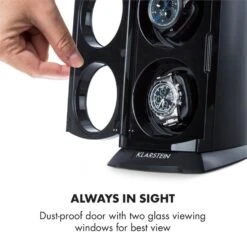 St. Gallen Premium Uhrenbeweger 2 Uhren 4 Geschwindigkeiten 15 St. Gallen Premium Uhrenbeweger 2 Uhren 4 Geschwindigkeiten -Haushaltsgeräte Geschäft 10032887 yy 0007 logo Klarstein St Gallen Premium Uhrenbeweger schwarz reedit