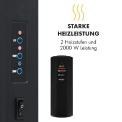 Lausanne Vertical Elektrischer Kamin 1000 Oder 2000W Feuerillusion -Haushaltsgeräte Geschäft 10032892 de 0004 logo