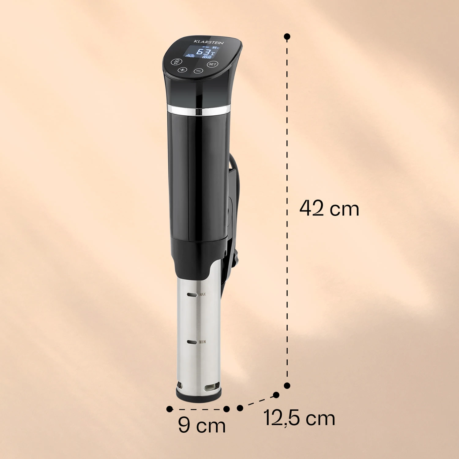 Quickstick Flex 1300W 3D Circulating 0-95 °C IPX7 Timer Schwarz 7 Quickstick Flex 1300W 3D Circulating 0-95 °C IPX7 Timer Schwarz – Bild 7