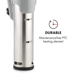 Quickstick Flex 1300W 3D Circulating 0-95 °C IPX7 Timer Silber -Haushaltsgeräte Geschäft 10032906 yy 0008 logo Klarstein Quickstick Flex silber