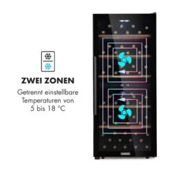 Barossa 102 Duo Weinkühlschrank 102 Fl 226 Ltr 2 Zonen Touch-Steuerung 14 Barossa 102 Duo Weinkühlschrank 102 Fl 226 Ltr 2 Zonen Touch-Steuerung -Haushaltsgeräte Geschäft 10032921 de 0005 logo