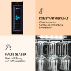 Bellevin 62 Weinkühlschrank 56 Flaschen 5-20°C EEC G -Haushaltsgeräte Geschäft 10032923 de 0005 logo