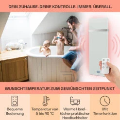 Hot Spot Crystal IR Heizpanel 45x120cm 17m² 850W 5-40°C LED IP24 -Haushaltsgeräte Geschäft 10032942 de 0003 usp