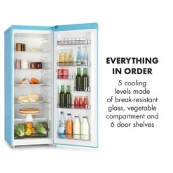 Irene XL Vollraumkühlschrank 240 Liter Retro-Design 12 Irene XL Vollraumkühlschrank 240 Liter Retro-Design -Haushaltsgeräte Geschäft 10032979 uk 0005 logo freezer blue
