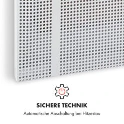 Hot Spot Wave Heizpanel 51x80cm 20m² 1000W Stufenlos IP24 Aluminium -Haushaltsgeräte Geschäft 10032994 de 0009 logo