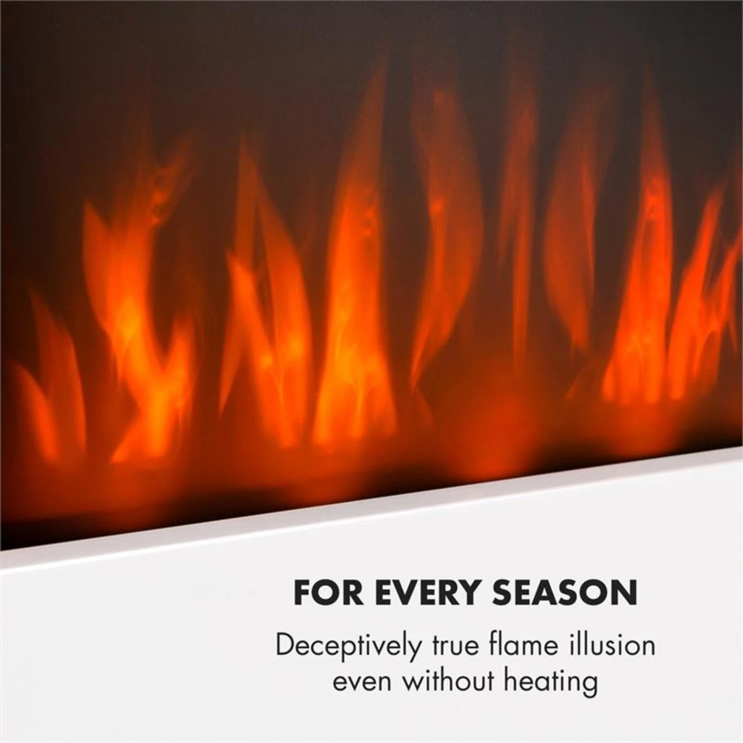 Klarstein Belfort Light & Fire Elektrischer Kamin 1000/2000W Fernbedienung – Bild 6