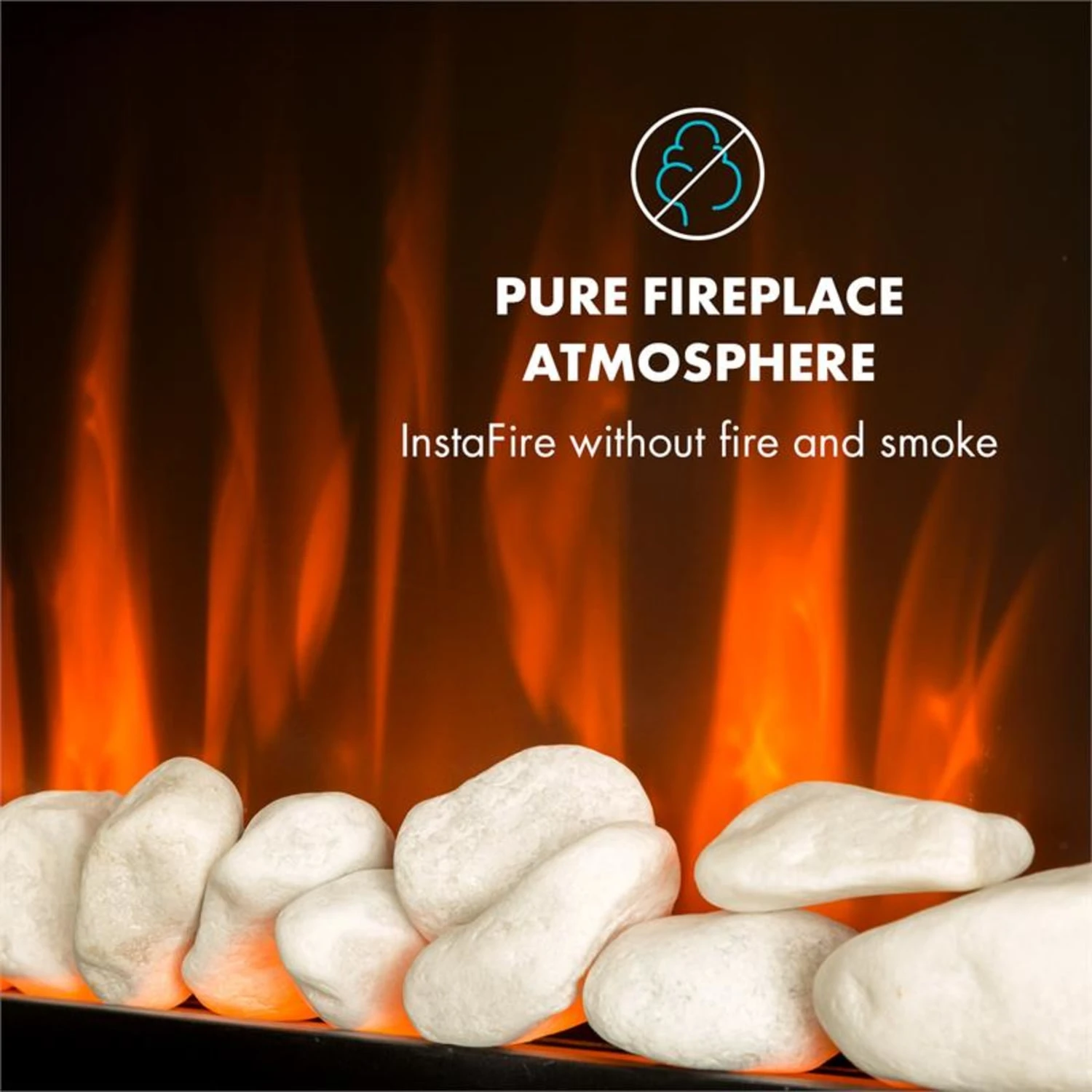 Curved Copper L&F Elektrischer Kamin 1000/2000W Glas Fernbedienung 5 Curved Copper L&F Elektrischer Kamin 1000/2000W Glas Fernbedienung – Bild 5