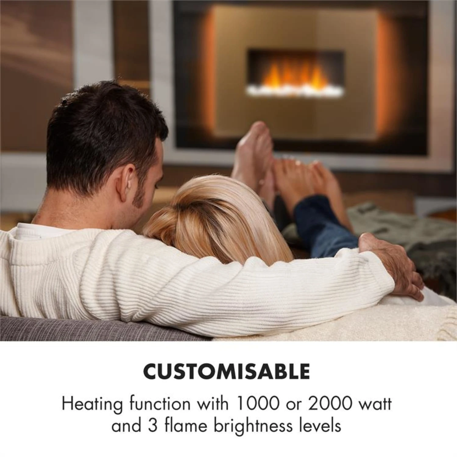 Curved Copper L&F Elektrischer Kamin 1000/2000W Glas Fernbedienung 6 Curved Copper L&F Elektrischer Kamin 1000/2000W Glas Fernbedienung – Bild 6