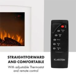 Aosta Light & Fire Elektrischer Kamin 1000/2000W Fernbedienung -Haushaltsgeräte Geschäft 10033000 yy 0003 logo Klarstein Aosta Light Fire Elektrischer Kamin