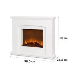 Aosta Light & Fire Elektrischer Kamin 1000/2000W Fernbedienung -Haushaltsgeräte Geschäft 10033000 yy 0009 logo Klarstein Aosta Light Fire Elektrischer Kamin