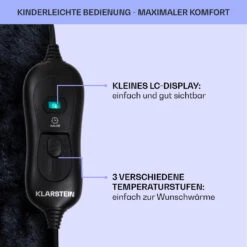 Dr. Watson SuperSoft Heizdecke 120 W 180 X 130 Cm Teddy-Plüsch -Haushaltsgeräte Geschäft 10033006 de 0006 usp