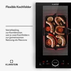 Delicatessa Slim Domino Induktionskochfeld 3500W Timer Schwarz 13 Delicatessa Slim Domino Induktionskochfeld 3500W Timer Schwarz -Haushaltsgeräte Geschäft 10033015 de 0004 usp
