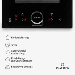Delicatessa Slim Domino Induktionskochfeld 3500W Timer Schwarz 15 Delicatessa Slim Domino Induktionskochfeld 3500W Timer Schwarz -Haushaltsgeräte Geschäft 10033015 de 0006 usp