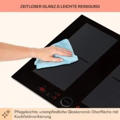 Delicatessa 60 Einbaukochfeld Induktion 4 Zonen 7000W Glaskeramik -Haushaltsgeräte Geschäft 10033021 de 0008 usp