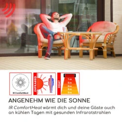 Heat Guard Reflex Heizstrahler 1800W IP65 Timer Fernbedienung -Haushaltsgeräte Geschäft 10033025 de 0003 logo