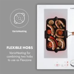 Delicatessa 60 Induktionskochfeld 4 Zonen 7000W Timer Weiß 13 Delicatessa 60 Induktionskochfeld 4 Zonen 7000W Timer Weiß -Haushaltsgeräte Geschäft 10033027 yy 0003 logo Klarstein Delicatessa 60 Induktionskochfeld weiss
