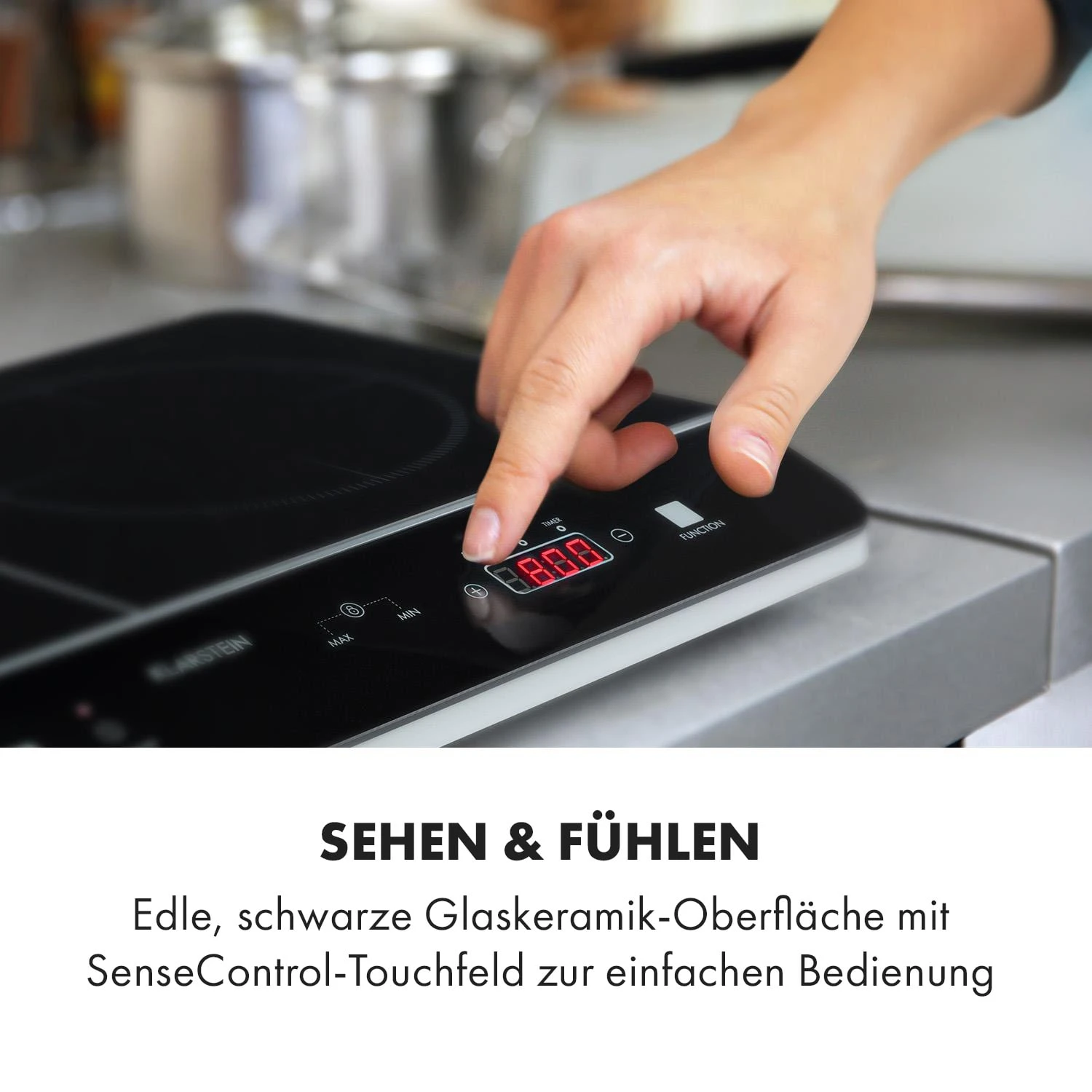 VariCook Neo Induktions-Doppelkochfeld 3500W SenseControl Glaskeramik 4 VariCook Neo Induktions-Doppelkochfeld 3500W SenseControl Glaskeramik – Bild 4