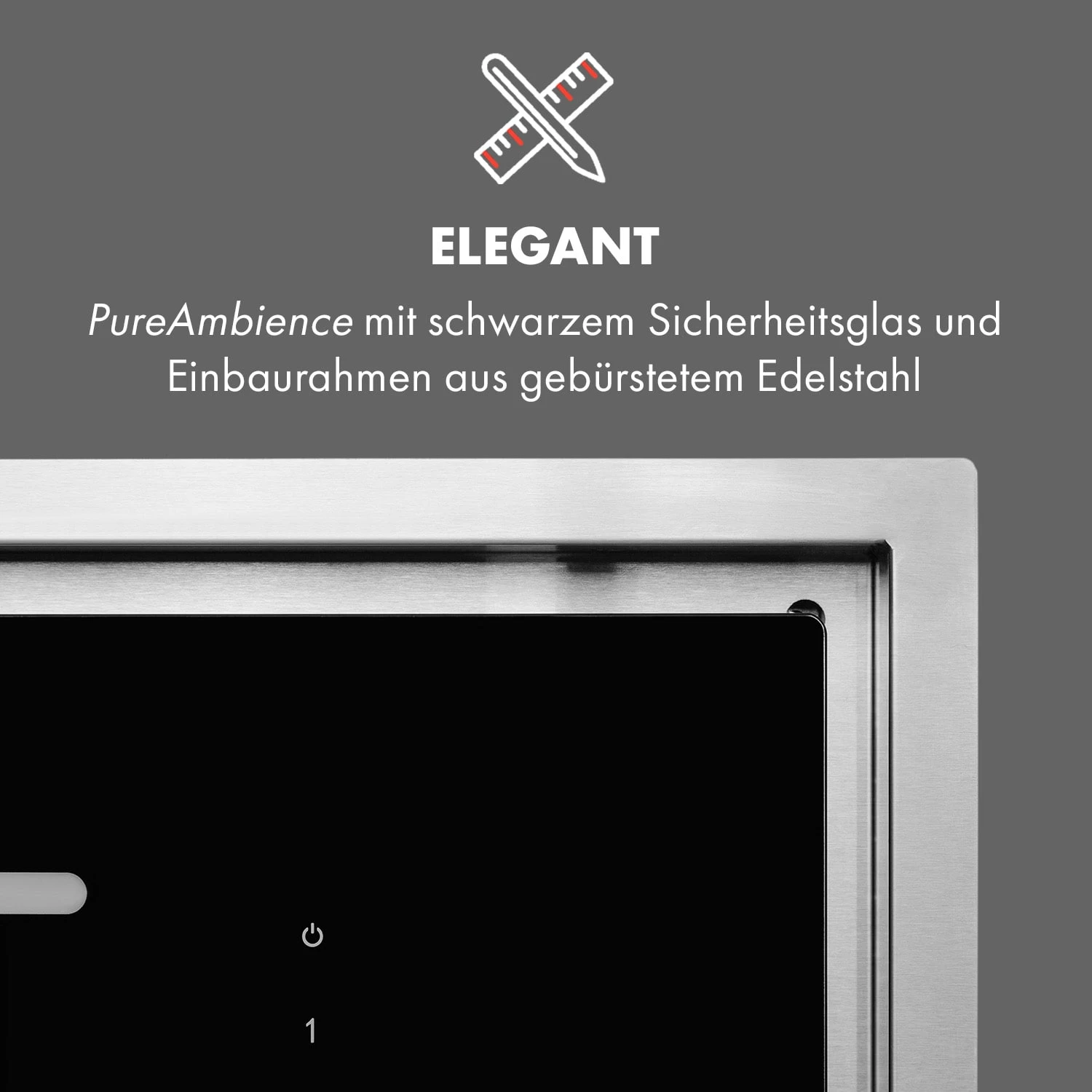 High Line Deckenhaube 90cm 410 M3/h 75W 3 Stufen Fernbedienung Schwarz 8 High Line Deckenhaube 90cm 410 M3/h 75W 3 Stufen Fernbedienung Schwarz – Bild 8