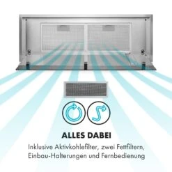 High Line Deckenhaube 90cm 410 M3/h 75W 3 Stufen Fernbedienung Schwarz 20 High Line Deckenhaube 90cm 410 M3/h 75W 3 Stufen Fernbedienung Schwarz -Haushaltsgeräte Geschäft 10033054 de 0009 logo