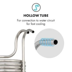 Chiller 12 Eintauchkühler Ø21,5 Cm 18 Schleifen 304 Edelstahl -Haushaltsgeräte Geschäft 10033082 yy 0004 logo Klarstein Chiller 12 Eintauchkuehler 18 Schleifen