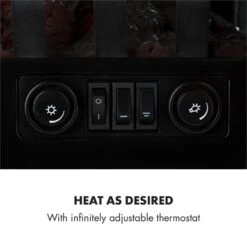Innsbruck Elektrischer Kamin 1000/2000W Thermostat 11 Innsbruck Elektrischer Kamin 1000/2000W Thermostat -Haushaltsgeräte Geschäft 10033092 yy 0004 logo Electric Fireplace Black YH15