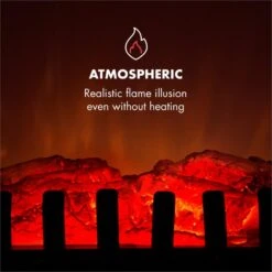 Innsbruck Elektrischer Kamin 1000/2000W Thermostat 12 Innsbruck Elektrischer Kamin 1000/2000W Thermostat -Haushaltsgeräte Geschäft 10033092 yy 0005 logo Electric Fireplace Black YH15