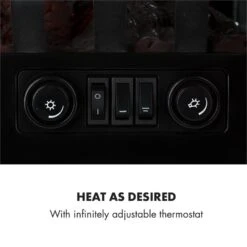 Graz Elektrischer Kamin 1000/2000W Thermostat PanoramaView 11 Graz Elektrischer Kamin 1000/2000W Thermostat PanoramaView -Haushaltsgeräte Geschäft 10033094 yy 0004 logo Electric Fireplace Black YH20