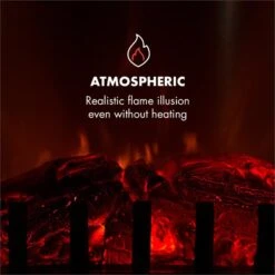 Graz Elektrischer Kamin 1000/2000W Thermostat PanoramaView 12 Graz Elektrischer Kamin 1000/2000W Thermostat PanoramaView -Haushaltsgeräte Geschäft 10033094 yy 0005 logo Electric Fireplace Black YH20