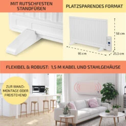 Wallander Ölradiator 800W Thermostat Ölheizung Ultraflach Weiß 12 Wallander Ölradiator 800W Thermostat Ölheizung Ultraflach Weiß -Haushaltsgeräte Geschäft 10033100 de 0006 usp