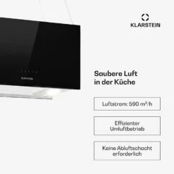 Kronleuchter L Inselabzugshaube 60cm Abluft: 590m³/h LED Touch Glas -Haushaltsgeräte Geschäft 10033106 de 0003 usp
