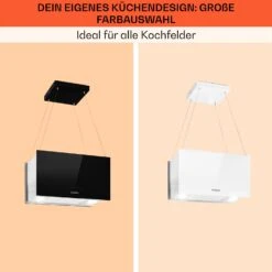 Kronleuchter L Inselabzugshaube 60cm Abluft: 590m³/h LED Touch Glas -Haushaltsgeräte Geschäft 10033106 de 0007 usp