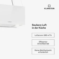 Kronleuchter L Inselabzugshaube 60cm Abluft: 590m³/h LED Touch Glas Weiß 11 Kronleuchter L Inselabzugshaube 60cm Abluft: 590m³/h LED Touch Glas Weiß -Haushaltsgeräte Geschäft 10033107 de 0003 usp