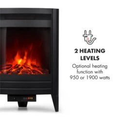 Vienna Elektrischer Eckkamin 1900W Wochentimer Fernbedienung 9 Vienna Elektrischer Eckkamin 1900W Wochentimer Fernbedienung -Haushaltsgeräte Geschäft 10033112 yy 0003 logo Electric Fireplace With log LED flame