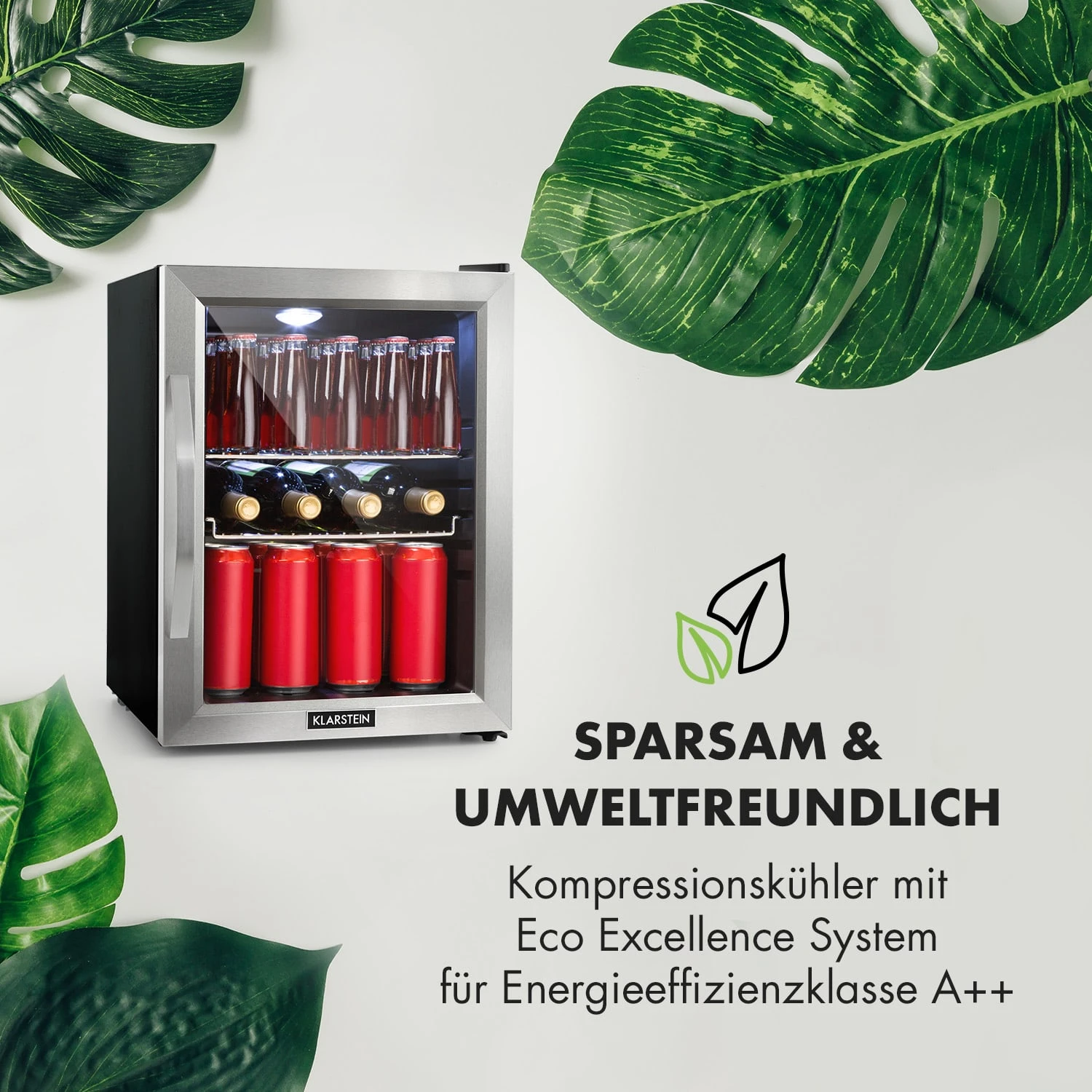 Beersafe M Kühlschrank 33 Liter 2 Böden Panoramaglastür Edelstahl 7 Beersafe M Kühlschrank 33 Liter 2 Böden Panoramaglastür Edelstahl – Bild 7