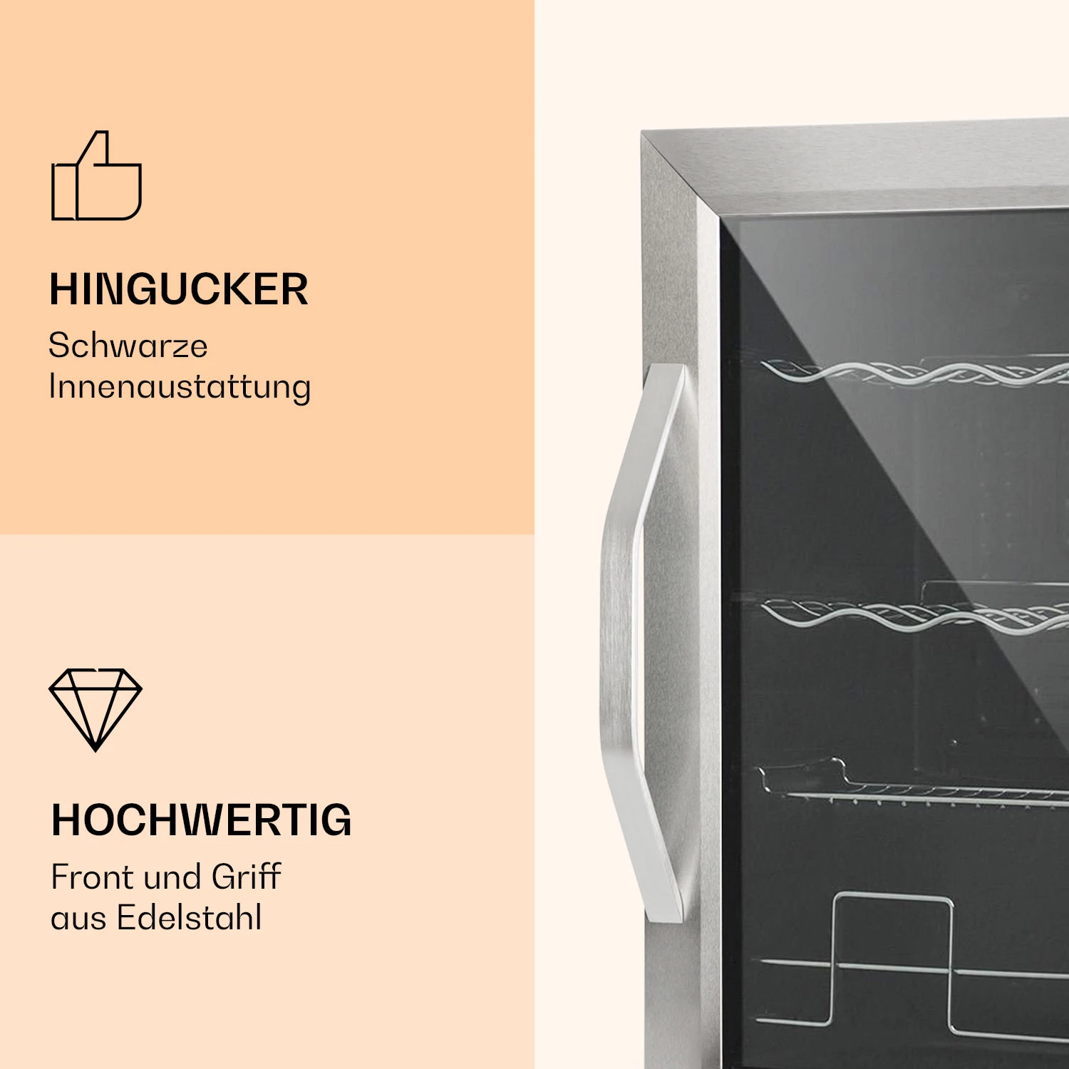 Beersafe XL Mix It Edition Kühlschrank 60 Ltr 4 Böden Panoramaglastür 3 Beersafe XL Mix It Edition Kühlschrank 60 Ltr 4 Böden Panoramaglastür – Bild 3