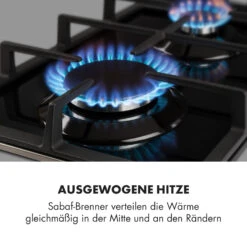 Ignito Domino Gaskochfeld 2-flammig Sabaf-Brenner Glaskeramik Schwarz -Haushaltsgeräte Geschäft 10033131 de 0003 logo