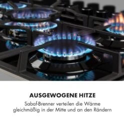 Ignito 5 Zonen Gaskochfeld 5-flammig Sabaf-Brenner Glaskeramik Schwarz 11 Ignito 5 Zonen Gaskochfeld 5-flammig Sabaf-Brenner Glaskeramik Schwarz -Haushaltsgeräte Geschäft 10033133 de 0003 logo